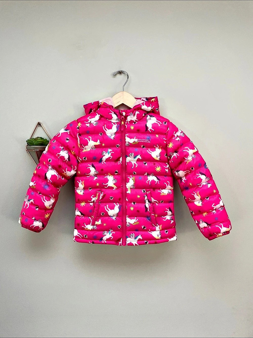 Mountain Warehouse Girls Unicorn Puffer Jacket Coat